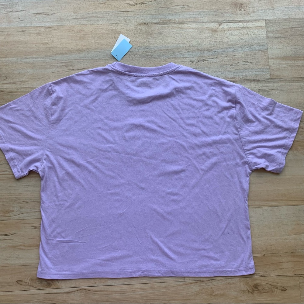 Strawberry Shortcake Cropped Tee Shirt XL Love You Berry Much Hearts NWT - Picture 4 of 6